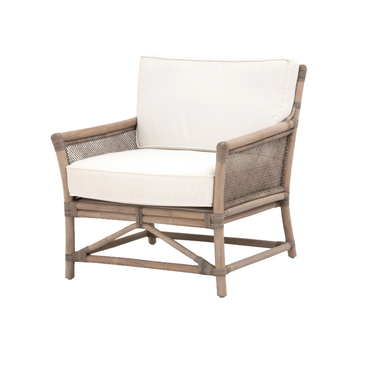 PLATARAN Rattan Lounge Chair